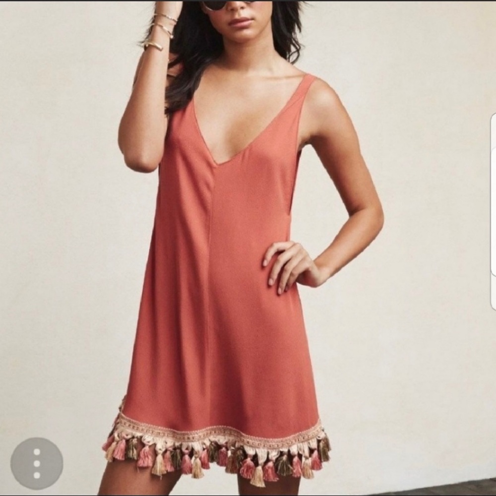 Reformation Taurus tassel dress
